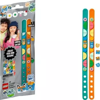 Конструктор пластиковый Lego Dots Adventure Браслеты, 34 шт