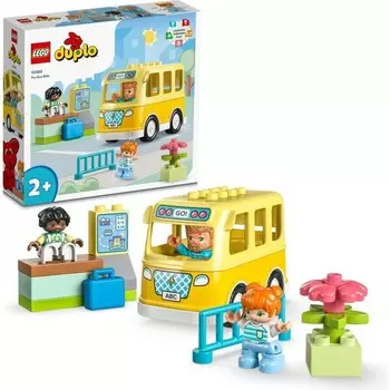 Конструктор пластиковый Lego Duplo Автобус, 16 предметов