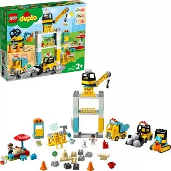 Конструктор пластиковый Lego Duplo Башенный кран