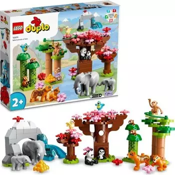 Конструктор пластиковый Lego Duplo Дикие животные Азии, 117 деталей