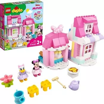 Конструктор пластиковый Lego Duplo Disney Домик с Минни Маус и уткой Дейзи, 91 деталь