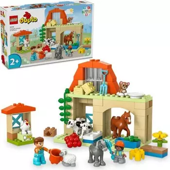 Конструктор пластиковый Lego Duplo Ферма с животными, 74 детали
