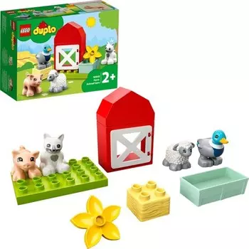 Конструктор пластиковый Lego Duplo Фигурки уток и кошек, 11 деталей