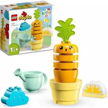 Конструктор пластиковый Lego Duplo Растущая морковка, 11 деталей