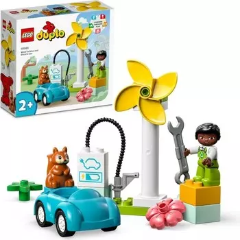 Конструктор пластиковый Lego Duplo Town Ветряная турбина,16 предметов
