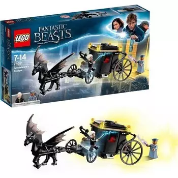Конструктор пластиковый Lego Fantastic Beasts Побег гриндевальда, 132 детали