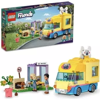 Конструктор пластиковый Lego Friends Фургон для спасения собак, 300 деталей