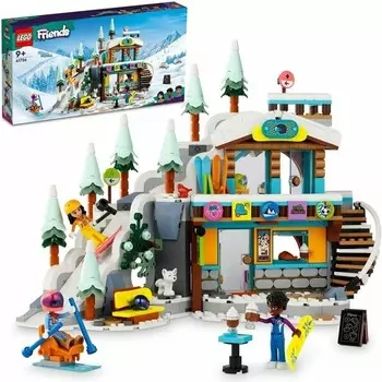 Конструктор пластиковый Lego Friends Горнолыжный склон и кафе, 980 деталей