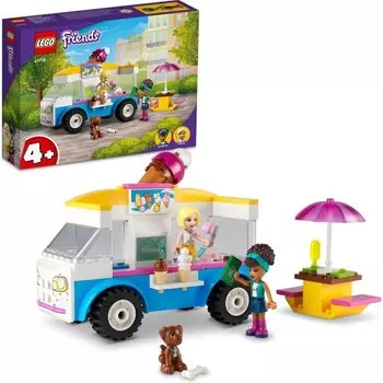 Конструктор пластиковый Lego Friends Грузовик с мороженым, 84 детали