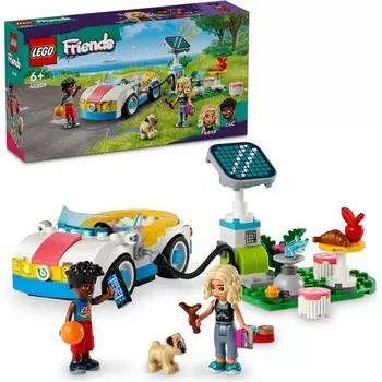 Конструктор пластиковый Lego Friends Электромобиль и зарядное устройство, 170 деталей