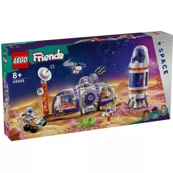 Конструктор пластиковый Lego Friends Космодром на марсе и ракета, 981 деталей