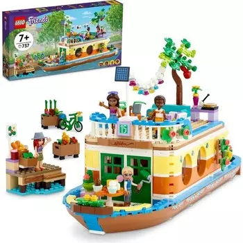 Конструктор пластиковый Lego Friends Лодочный домик на канале, 737 деталей
