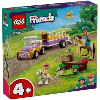Конструктор пластиковый Lego Friends Перевозка лошадей и пони, 105 деталей