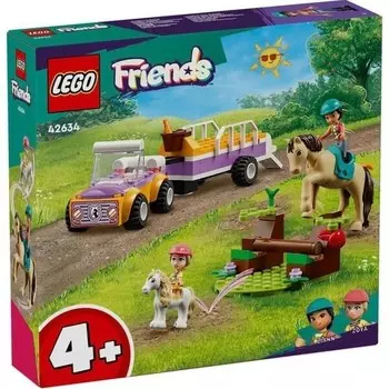 Конструктор пластиковый Lego Friends Прицеп для лошадей, 105 деталей