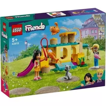 Конструктор пластиковый Lego Friends Приключение на кошачьей игровой площадке, 87 деталей
