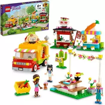 Конструктор пластиковый Lego Friends Street Food Market, 592 детали