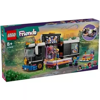 Конструктор пластиковый Lego Friends Туристический автобус, 845 деталей