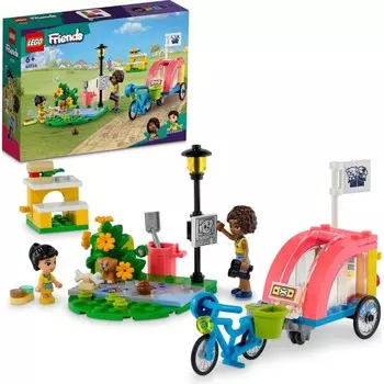Конструктор пластиковый Lego Friends Велосипед для спасения собак, 125 деталей