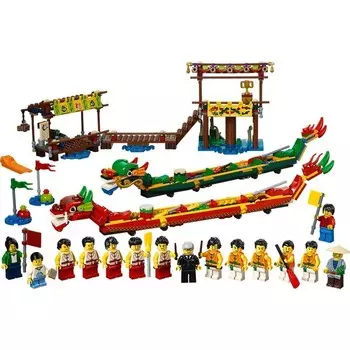 Конструктор пластиковый Lego Гонки на лодках Драконах