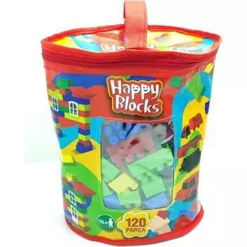 Конструктор пластиковый Lego Happy Blocks, 120 деталей