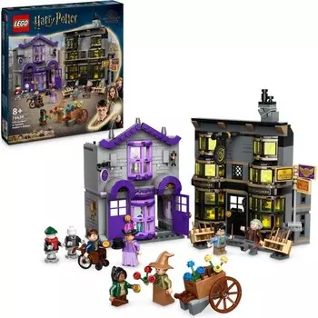 Конструктор пластиковый Lego Harry Potter Лавка Оливандера и магазин халатов Мадам Малкин, 744 предмета