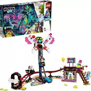 Конструктор пластиковый Lego Hidden Side Парк развлечений с привидениями