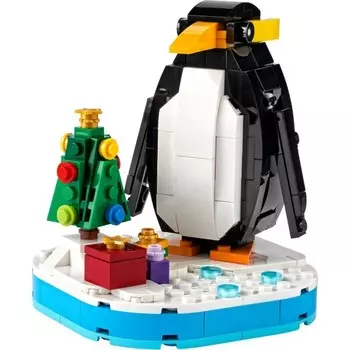 Конструктор пластиковый Lego Iconic Рождественский пингвин