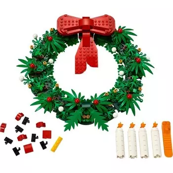 Конструктор пластиковый Lego Iconic Рождественский венок