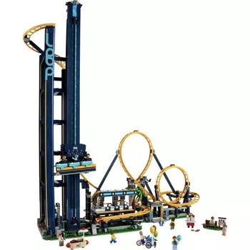 Конструктор пластиковый Lego Icons Американские горки
