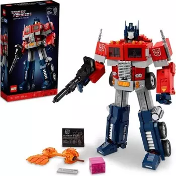 Конструктор пластиковый Lego Icons Трансформер Optimus Prime, 1508 деталей