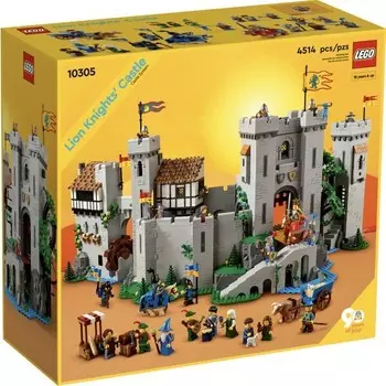 Конструктор пластиковый Lego Icons Замок рыцарей львов, 4514 деталей