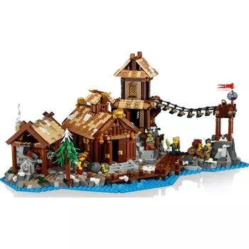 Конструктор пластиковый Lego Ideas Деревня викингов, 2103 деталей