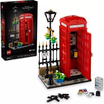 Конструктор пластиковый Lego Ideas Лондонская телефонная будка, 1460 деталей