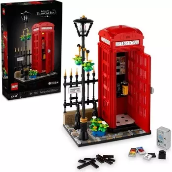 Конструктор пластиковый Lego Ideas Лондонская телефонная будка, 1460 деталей