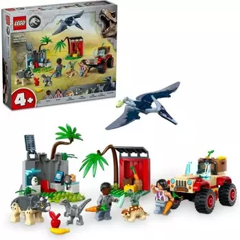Конструктор пластиковый Lego Jurassic World Центр спасения детенышей динозавров, 139 деталей