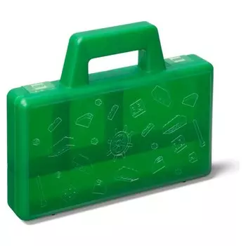 Конструктор пластиковый Lego Кейс для переноски деталей, зеленый