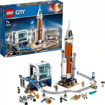 Конструктор пластиковый Lego Космическая ракета и управление запуском