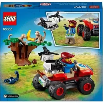 Конструктор пластиковый Lego Квадроцикл для спасения диких животных