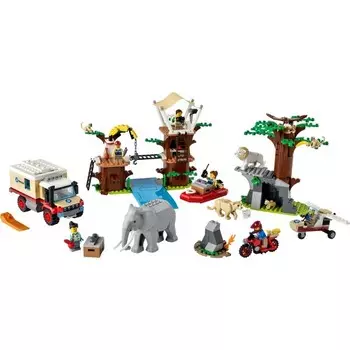 Конструктор пластиковый Lego Лагерь спасения диких животных