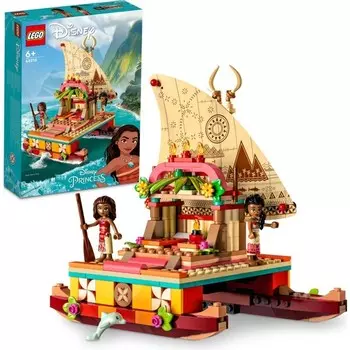 Конструктор пластиковый Lego Лодка Моаны, 321 деталь