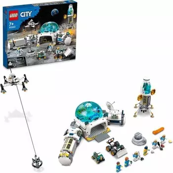 Конструктор пластиковый Lego Лунная исследовательская база, 786 деталей