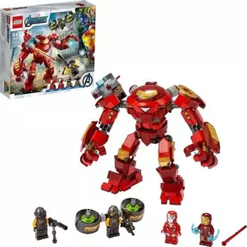 Конструктор пластиковый Lego Marvel Avengers Железный человек Халкбастер, 456 деталей