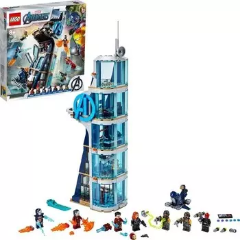 Конструктор пластиковый Lego Marvel Битва за башню Мстителей, 685 деталей
