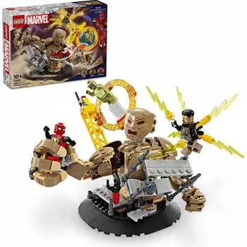 Конструктор пластиковый Lego Marvel Человек-паук против Песочного человека: Последняя битва, 347 деталей Lego