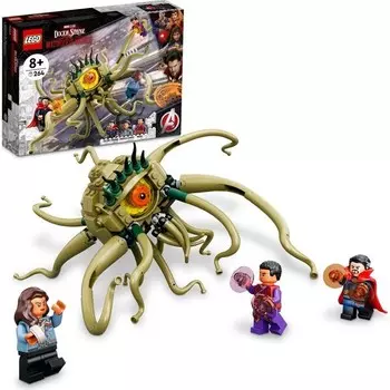 Конструктор пластиковый Lego Marvel Gargantos Доктор Стрэндж с участием Вонга и Америки Чавези, 264 детали