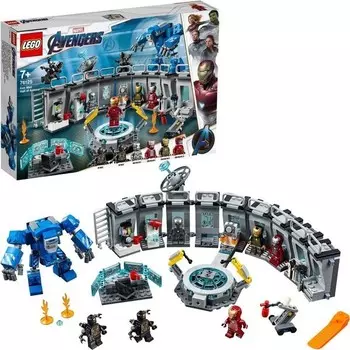 Конструктор пластиковый Lego Marvel Лаборатория Железного человека, 524 детали