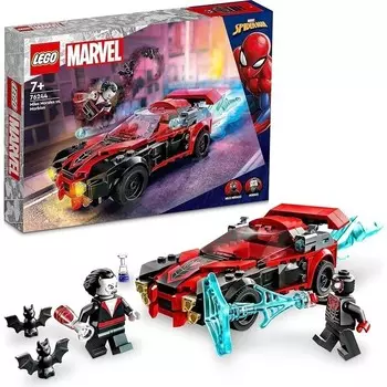 Конструктор пластиковый Lego Marvel Майлз Моралес против Морбиуса, 220 деталей Lego