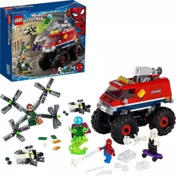 Конструктор пластиковый Lego Marvel Монстр-трак Человека-паука против Мистерио, 439 деталей