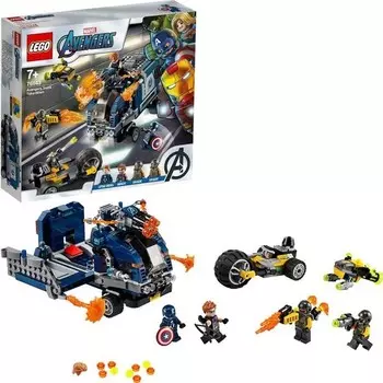 Конструктор пластиковый Lego Marvel Мстители: Нападение на грузовик, 477 деталей