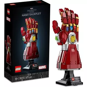 Конструктор пластиковый Lego Marvel Нано-перчатка, 680 деталей
